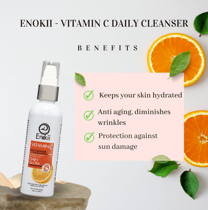 Benefits of Enokii vitamin C cleanser