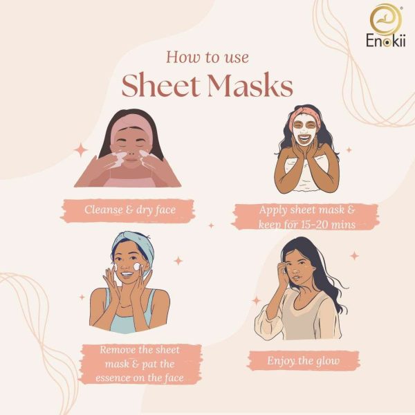 Enokii - How to use sheet masks